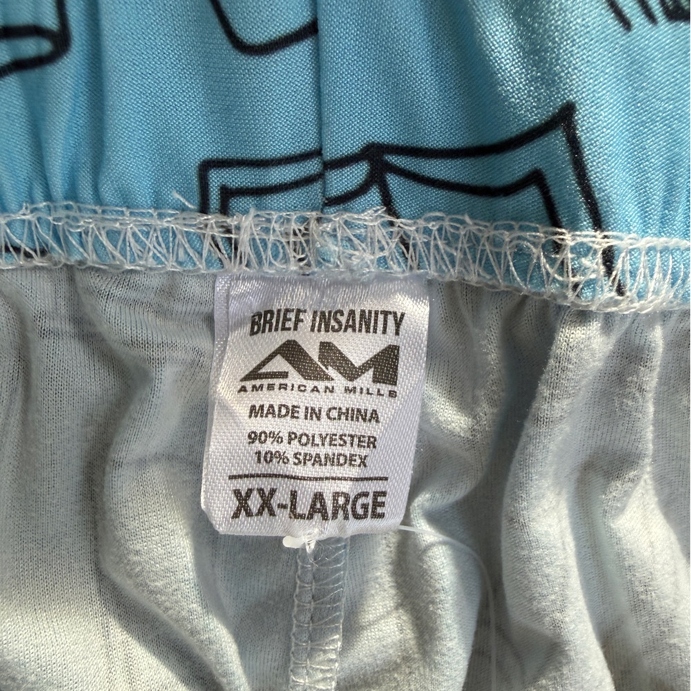 Brief Insanity Kitty & Books Print Lounge Pants ~ XXL ~ Librarian Cat Lover? - Picture 5 of 8